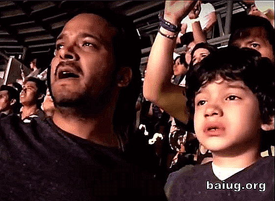 Dette er de følelsesmessige tårene til et barn med autisme i Coldplay-showet.
